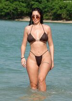 Chloe Ferry in bikini at the beach in Thailand 01 01 2024  14 