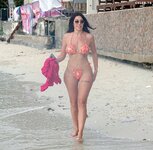 Chloe Ferry in bikini on the beach in Thailand 01 03 2024  8 