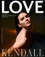 Kendall Jenner Topless   Love Magazine  1