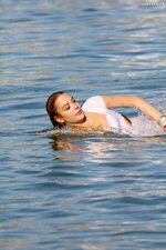 Lindsay Lohan  Swimsuit Candids in Mykonos 1