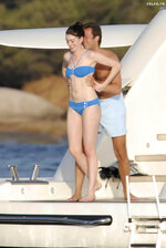 Anne Hathaway Blue bikini 20