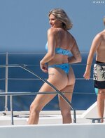 Sarah Jayne Dunn in blue bikini during holiday in Barbados 01 07 2024  15 