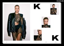Khloe Kardashian Braless See Through Nipples tmrw Magazine 1