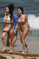 Malu Trevejo in Bikini at the Beach in Miami 04 05 2023  22 