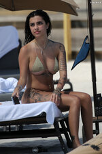 Malu Trevejo in Bikini at the Beach in Miami 04 05 2023  25 