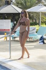 Danielle Lloyd in bikini at the pool in Dubai 11 21 2023  10 