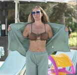 Danielle Lloyd in bikini at the pool in Dubai 11 21 2023  34 