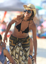 Gabrielle Union  Black Bikini miami 5