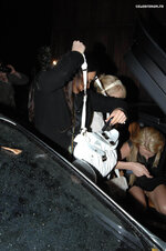 Britney Spears wild night of pantyless upskirt with Paris Hilton 10