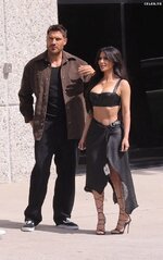 Kim kardashian big boobs leather skirt photo shoot 4