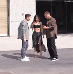 Kim kardashian big boobs leather skirt photo shoot 6