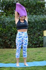 Kerry Katona practicing Yoga in Spain 02 10 2024  10 