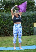 Kerry Katona practicing Yoga in Spain 02 10 2024  11 