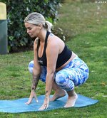 Kerry Katona practicing Yoga in Spain 02 10 2024  23 