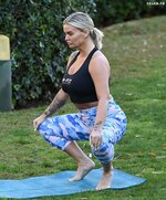 Kerry Katona practicing Yoga in Spain 02 10 2024  24 