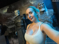 Vivianroseofficial 01 10 2022 2608311459 In the Game of Thrones museum 3