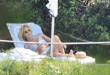 Gillian anderson bikini candids vacation in portofino italy 06 21 2017 8