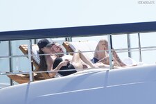 Victoria beckham wears a black swimsuit for a yacht day in miami 03 24 2024 6