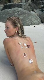 Elsa hosk topless beach photoshoot 11