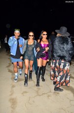 Karrueche Tran - Pokies Arrives at Neon Carnival wearing a see-through outfit after Coachella ...jpg