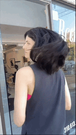 Alexandra Daddario   outside Brentwood salon   October 2  2023   GIF ADD 2