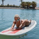 Doja cat surfboard thong swimwear 4