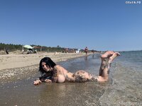 Inky real 2020 07 20 561662683 Me on the beach naked