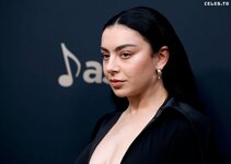 Charli xcx braless cleavage ascap pop music awards 2