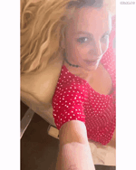Britney Spears in red dress 1
