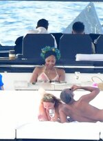Naomi Campbell   Spotted on a yacht in Bodrum   Turkey 05