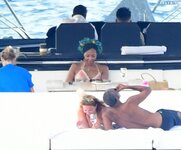 Naomi Campbell   Spotted on a yacht in Bodrum   Turkey 09