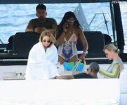 Naomi Campbell   Spotted on a yacht in Bodrum   Turkey 11