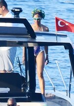 Naomi Campbell   Spotted on a yacht in Bodrum   Turkey 13