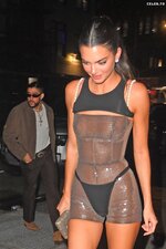 Kendall Jenner thong panties Met Gala after party 1