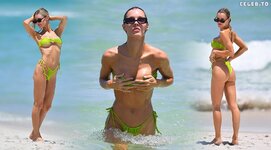 Joy Corrigan Stunning Body in Skimpy Thong Bikini