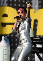 Lily Allen  Nipslip Candids at V Fstival in London 10