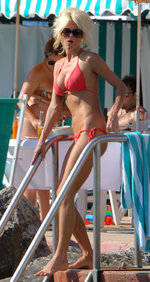 Victoria Silvstedt Red Bikini 1