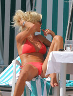 Victoria Silvstedt Red Bikini 2