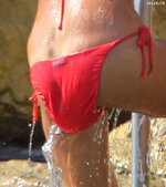 Victoria Silvstedt Red Bikini 17