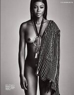 Naomi Campbell  Lui Magazine Naked PhotoshootOctober 2015 2