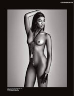 Naomi Campbell  Lui Magazine Naked PhotoshootOctober 2015 9