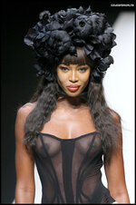 Naomi Campbell nipple runway 5