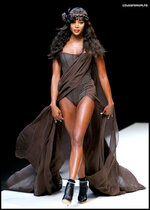 Naomi Campbell nipple runway 12