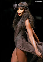 Naomi Campbell nipple runway 23