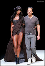 Naomi Campbell nipple runway 24