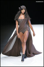 Naomi Campbell nipple runway 25