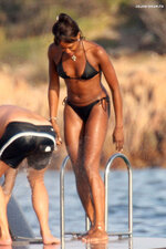 Naomi Campbell on a boat 2