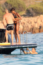 Naomi Campbell on a boat 4
