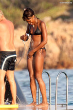 Naomi Campbell on a boat 5