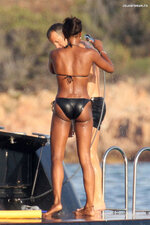 Naomi Campbell on a boat 7